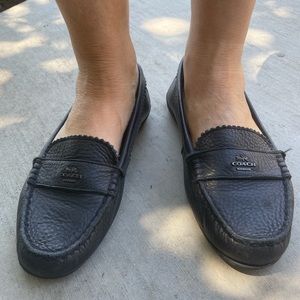 Black coach Flats